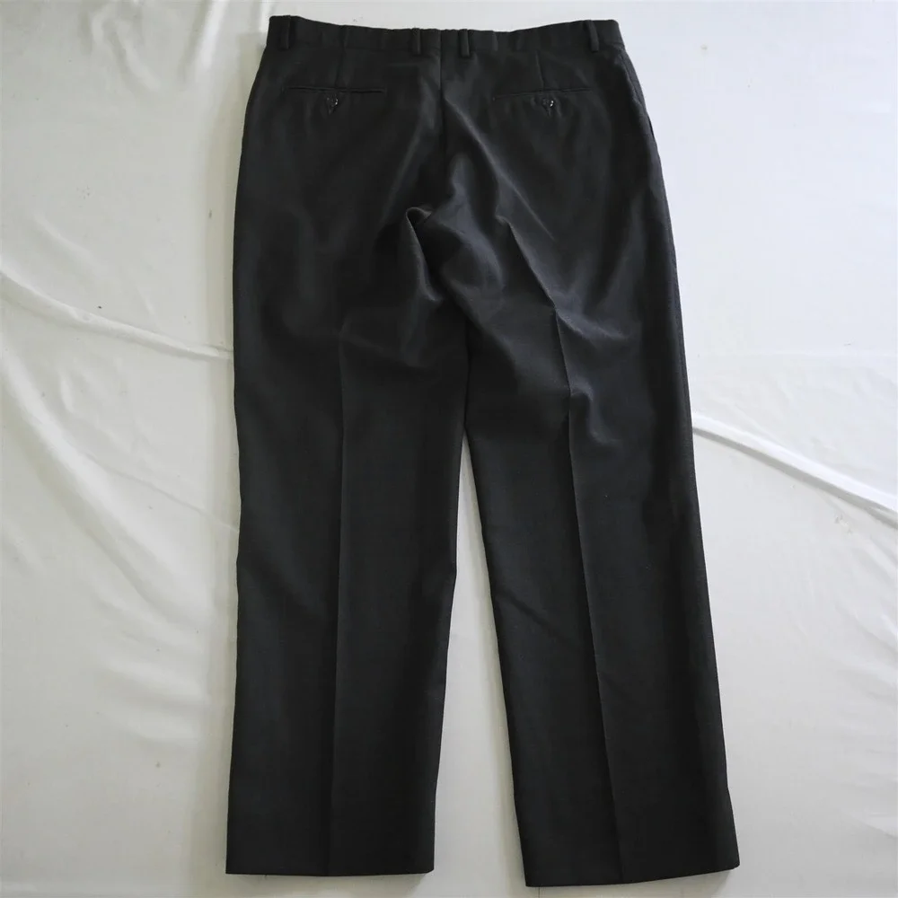 Jos A Bank 36x30 Gray Traveler Tailored Fit 100% Wool Mens Dress‎ Pants